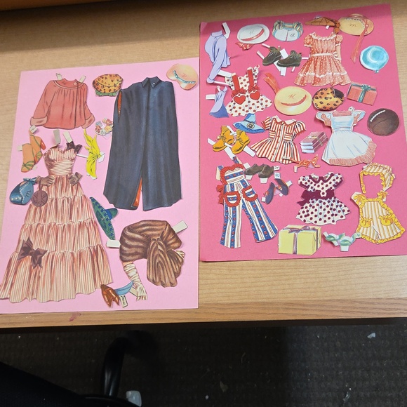Huge Lot Vintage Paper Doll Clothes-1950s Starlets & Fashion-Whitman/Merrill - Picture 2 of 13